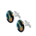 thumbnail image 2 of Sea Slug Stylish Dress Shirt Cufflinks Made of Stainless Steel for Men - for Formal Occasions, 2 of 6