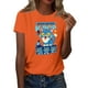 thumbnail image 1 of Pop cazadora para niña Demon Hunters Round-Neck Printed Anime Trio Poster T Shirt （Saffron）, 1 of 3