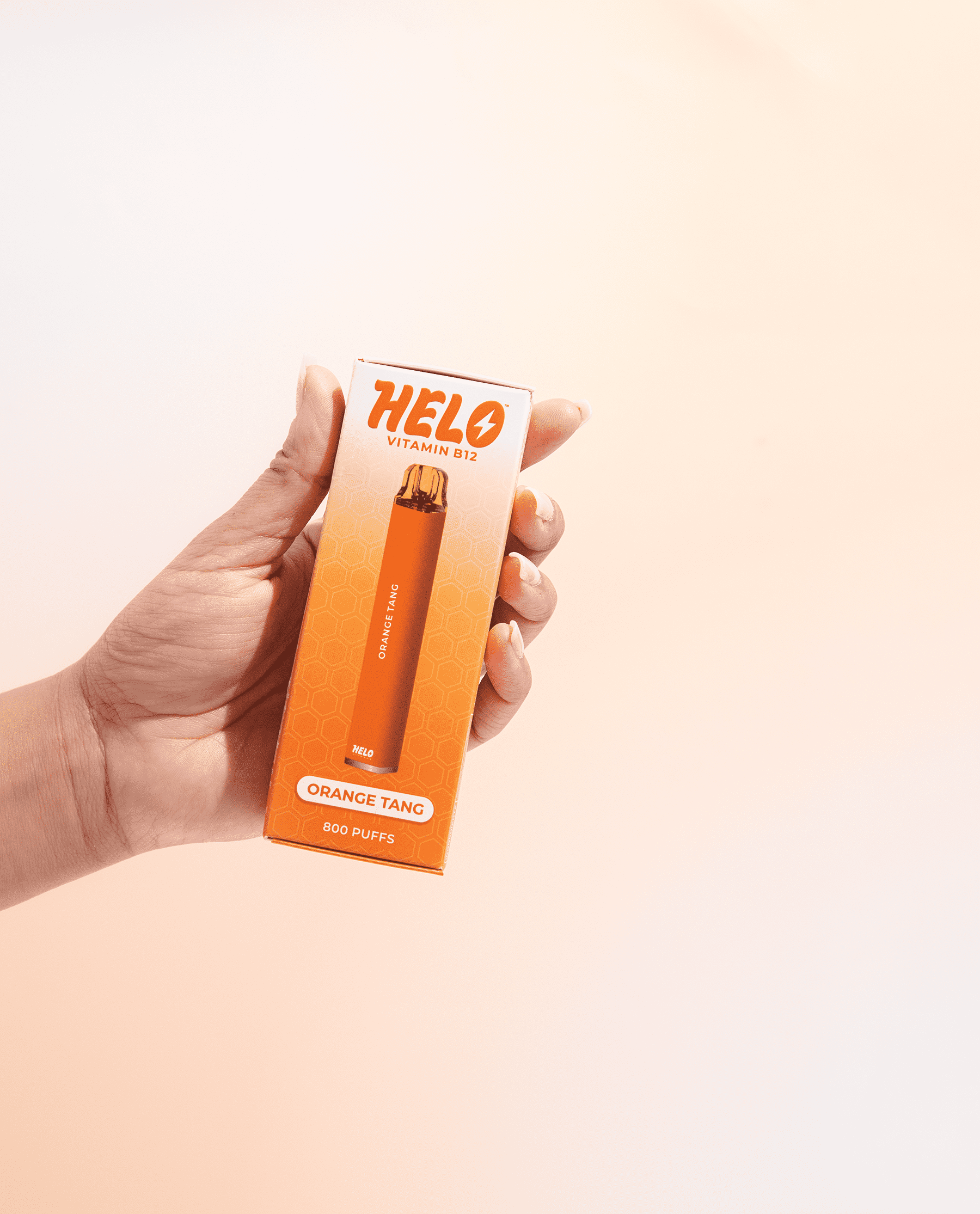 HELO Vitamin B12 Diffuser, Orange Tang - 800 puffs | 0% Nicotine, Vegan,  Gluten-free, Sugar-free Aromatherapy