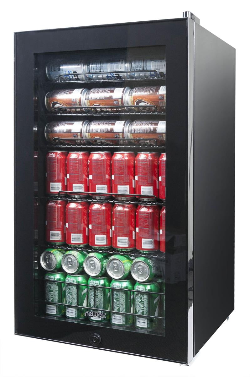 Black NewAir AB-1200B 126-Can Freestanding Beverage Cooler 126 Can 
