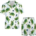 thumbnail image 3 of Sdmnsg-T Tropical Summer Surfboard Women Pajama Set Short Sleeve Comfy Pjs Sets 2 Piece Lounge Set, 3 of 8