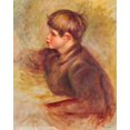thumbnail image 2 of Renoir, Pierre-Auguste 15x18 White Modern Wood Framed Museum Art Print Titled - Claude Renoir the Painter, 2 of 4
