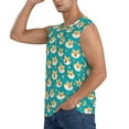 thumbnail image 3 of Disketp Cute Shiba1 Sleeveless Tshirts For Men, Muscle Shirts For Men Dry Fit Tank Top-Large, 3 of 8