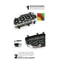 thumbnail image 2 of Glossy Black Front Sport Kidney Grille ABS For BMW E60 E61 M5 520i 530i 2004-2009, 2 of 3