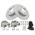 thumbnail image 3 of TRQ Rear Brake Pad & Rotor Kit Brake Caliper Brake Pads Brake Rotor Semi-Metallic Premium G-Coated Fits Select 2009-2014 Acura TSX 2008-2012 Honda Accord, 3 of 4