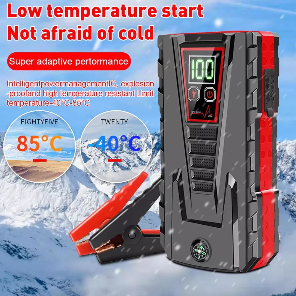 Portable Car Jump Starter 5000A Peak 99800mAh Battery Jump Starter(for All Gas or Diesel Engine) Charger Booster Powerbank Car, Portable Power Bank Charger with LED Light Powerful