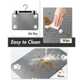 thumbnail image 5 of Pet Feeding Mat-Absorbent Pet Placemat for Food and Water Bowl, with Waterproof Rubber Backing, Quick Dry Water Dispenser Mat for Dog and Cat,20X12 in （Silver）, 5 of 7