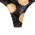 thumbnail image 4 of Tangas sin costuras para mujer, ropa interior suave, elegante, estampada, de cintura baja, bragas para la vida diaria tipo 4 XL, 4 of 6