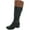Black/Cognac, variant on Karen Scott Womens Vickyy Wife Calf Stretch Knee-High Boots