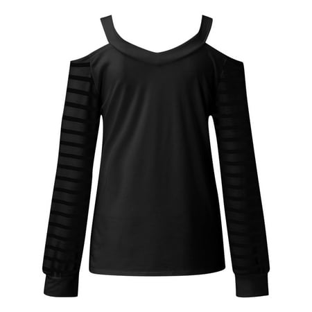 

Gubotare Womens Tops Fall Women s Crewneck Shirts Causal Long Sleeve Slim Fit Underscrub Winter Basic Tee Tops White L