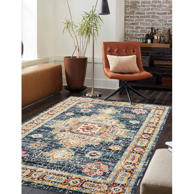 ECARPET Aldora Traditional Area Rug for Living Room, Bedroom, Dining Room, Entrance, Hallway and More