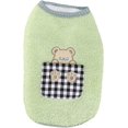 thumbnail image 1 of Clothes Dogs Autumn and Winter Clothes Cotton Padded Clothes Teddy Small Dogs Pet Clothing Winter Pockets Bear Cotton Pet Clothes Hangers (Green, L), 1 of 2