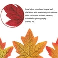 thumbnail image 3 of 50Pcs Simulated Maple Leaf, 3.9" x 3.5" Autumn Fall Artificial Leaves for Wedding Party Thanksgiving Decorations Table Room Home Decor Photography Props,Style 1, 3 of 6