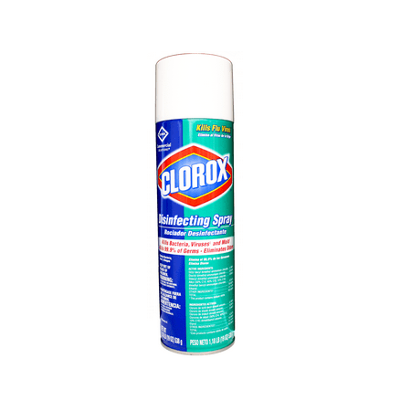 Clorox Disinfecting Spray Multi-Surface Cleaner, Kill Bacteria, Viruses and Mold, Eliminate Odors, 19 Oz