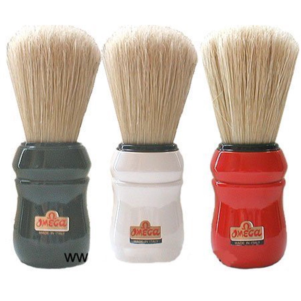 Black Handled Omega Professional Boar Hair Shaving Brush