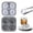 D, variant on 1pc Golf Ball Ice Mold Kitchen Ice Grid Freezer Tray For Daily Use Color13