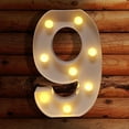 thumbnail image 1 of YHAIOGS Holiday Decorations for Home Light Light Standing Wihte Hanging Letters Letter Warm LED Up Lights Home, 1 of 2