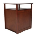 thumbnail image 7 of Zooville Cat Litter Box Cover & Night Stand, Walnut 25-in, 7 of 7