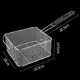 thumbnail image 3 of Mini Fried Skewers Chips Fish Fry Baskets Stainless Steel Fryer Basket Strainer, 3 of 11