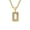 Gold 0, variant on HIJONES Cubic Zirconia Number Necklace for Women Men Stainless Steel Pendant Jewelry Chain Gold 2
