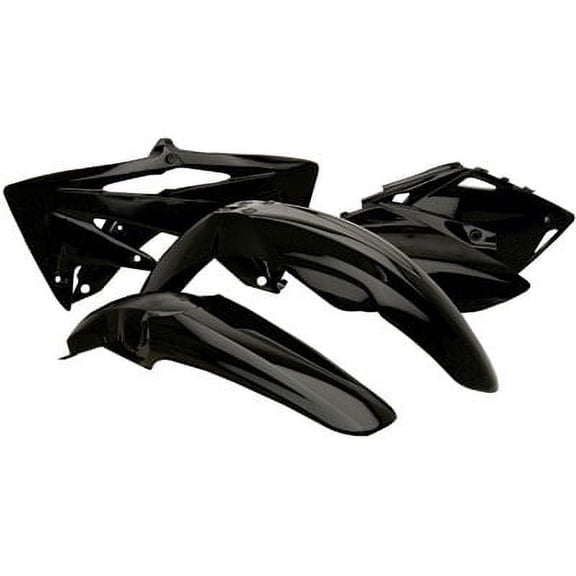 Acerbis Replica Plastic Kit Black for Honda CRF450R 2007-2008