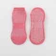 thumbnail image 3 of CSChome Arch Support Socks 1 Pair Unisex Trampoline Anti-skid Silicone Grip Bottom Solid Color Shock-absorbing High Elasticity Sweat Absorption Adult, 3 of 7