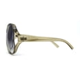 thumbnail image 4 of Womens Extra Oversized Round Designer Fashion Exposed Lens Butterfly Sunglasses Slate Smoke, 4 of 4