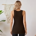 thumbnail image 5 of Vafful Women Tank Tops V Neck Summer Slim Slim Stretch Workout Sleeveless Tops Ribbed Racerback Blouses S-XXL, 5 of 8