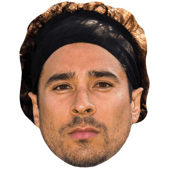 Francisco Guillermo Ochoa Magana (Headband) Celebrity Mask, Flat Card Face, Fancy Dress Mask