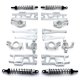 thumbnail image 1 of COCHOS DE CONTROL ARMS BROW SWING ALMENTAJE DE CAMPO DE FLUCHA CLA COMBRA C BASE SUMINACIONES DE REEMPLACIÓN PARA WLTOYS 12402 A 12409 Silver 44573 Remoto Inevent FN010094-03B, 1 of 7