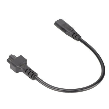 IEC320 C8 to IEC320 C5 Power Cord IEC320 C8 Male to C5 Female Cable Adapter for 3 Prong Laptop Power Adapters 100?250V