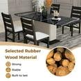 thumbnail image 5 of Costway Folding Chairs Set of 2 Modern Upholstered Chairs with Comfy Backrest & Padded Seat, 5 of 9