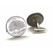 Cufflinks For Men Connecticut State Quarter 1999 Uncirculated Coin Wedding Cufflinks Groomsmen Gift Birth Year Gift Personalized Gift