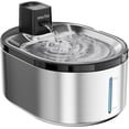 thumbnail image 1 of Smartoo Wireless Cat Water Fountain – Stainless Steel, 152 oz / 4.5 L | Cordless, Battery Operated with Motion Sensor & Ultra Quiet Pump for Cats & Dogs, 1 of 7