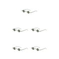 thumbnail image 1 of ZheElen Classic Round Metal Frame Retro Twist For Trendy Style Comfort style 1 5Set, 1 of 6