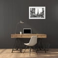 thumbnail image 3 of Gasoline Images 24x18 White Modern Wood Framed Museum Art Print Titled - Roadster in Paris, 3 of 4