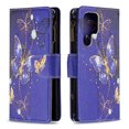 thumbnail image 4 of TECH CIRCLE Galaxy S22 Ultra 5G Wallet Case,Premium PU Leather Zipper Card Slot Wrist Strap Magnetic Closure Kickstand Carrying Pouch Protective Case for Samsung Galaxy S22 Ultra 5G,Purple Butterfly, 4 of 6