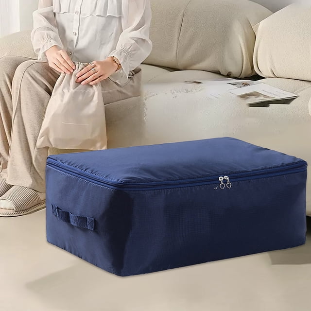 Quilt Storage Bags, Cloth Organizer, Reusable Moving Bags, Compact Luggage Storage for Home Organization, Multicolor
