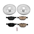 thumbnail image 3 of PowerStop Front Z23 Evolution Sport Carbon-Fiber Ceramic Brake Pad and Drilled & Slotted Rotor Kit Fits: BMW Select Models K956, 3 of 10