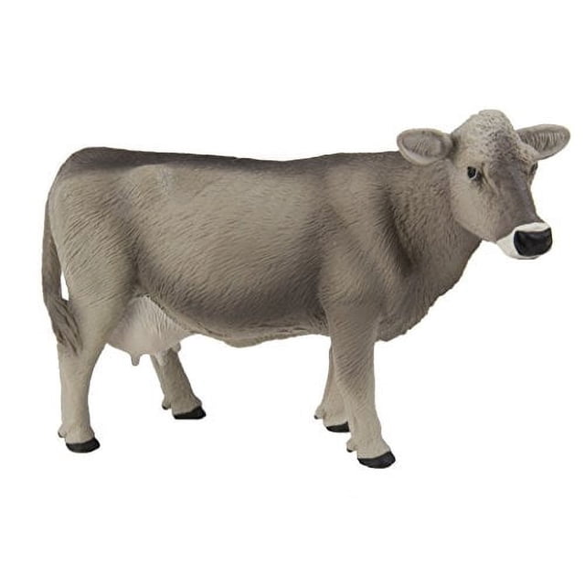 Figura de juguete Safari Ltd Farm Collection Vaca Suiza Color Marrón