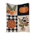 thumbnail image 2 of ShengapQ Cute Fall Blanket, Cozy Flannel Nap Blanket, Lightweight Heat Retaining Throw Blanket for Home Decor, Perfect for Autumn and Thanksgiving, Soft and Portable Blanket, 39×28in, 2 of 6