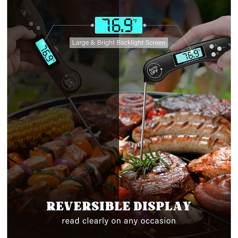 KIZEN Digital Meat Thermometer with Probe - Waterproof, Kitchen Instant  Read Foo