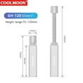 thumbnail image 4 of Soporte de tarjeta gráfica COOLMOON para chasis ATX/M-ATX/ITX (plata de 80 a 120 mm), 4 of 4