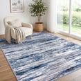 thumbnail image 6 of Brisasol Entryway Rugs 4x6 Washable Rug Non Slip Abstract Area Rug Super Soft Indoor Rug for Entry Kitchen Bedroom, Navy Blue/Gray/Neutral/Multi, 6 of 8