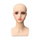 thumbnail image 1 of Cabeza de maniquí de práctica para mujer, cabeza de maniquí calva con extensión de pestañas, cabeza de muñeca de cosmetología, cabeza de muñeca de Labios rosados, 1 of 8