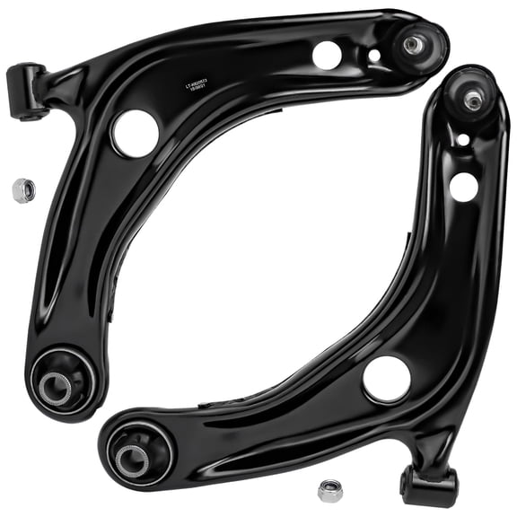 Detroit Axle - 2pc Front Lower Control Arms for 2006-2018 Toyota Yaris 2012-2019 Prius C 2008-2014 Scion xD, Lower Control Arms with Ball Joint Assembly Replacement