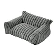thumbnail image 2 of Sofá cama perfecl para gatos y perros Gris 61 x 45 x 25 cm, 2 of 8