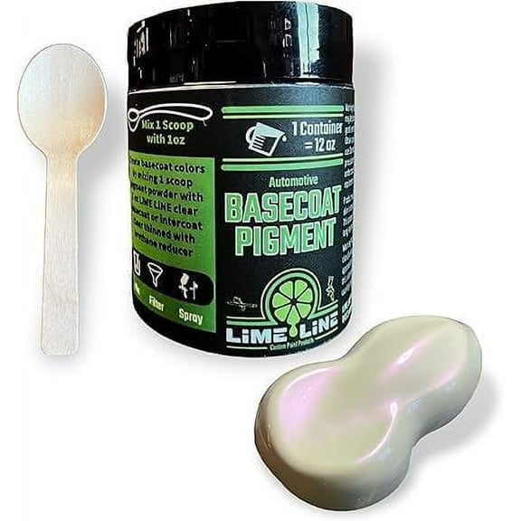 LiME LiNE Base Coat Maker Pigment Powder, Automotive Grade, Basecoat - Ghost Purple Pearl