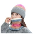 thumbnail image 1 of MPWEGNP Hat and Scarf Set Womens Earmuffs Add Flocking Thermal Cycling Warm Winter Knitting, 1 of 3