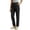 *Black, variant on Women's High Waist Button Fly Straight Leg Cargo Pants,Casual Slim Fit Trousers with Pocket Brown,Women's Plus XXL